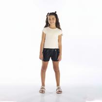 Blusa Infantil Menina - Bege - 52306-1271 Blusa Infantil Menina - Bege - 52306-1271