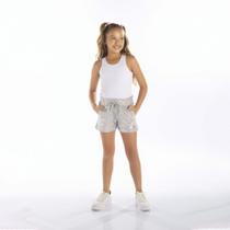 Blusa Infantil Menina - Branco - 52302-3 Blusa Infantil Menina - Branco - 52302-3