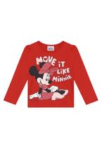 Blusa infantil menina da Minnie Mouse Brandili