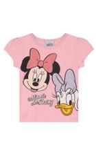 Blusa infantil menina da Minnie Mouse com glitter Brandili Blusa infantil menina da Minnie Mouse com glitter Brandili