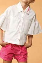 Blusa infantil menina em tricoline - BUGBEE