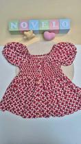 Blusa Infantil Menina Estampa Gotas Milon Cor:RosaTamanho:10