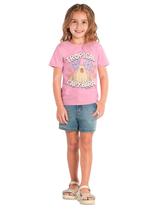Blusa Infantil Menina Florida de Capivara em Puff Brandili Blusa Infantil Menina Florida de Capivara em Puff Brandili
