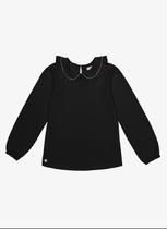 Blusa infantil menina gola boneca Trick Nick