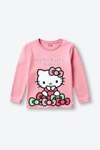 Blusa infantil menina Hello Kitty Brandili