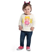 Blusa Infantil Menina Inverno Meia Malha Kyly 1000029