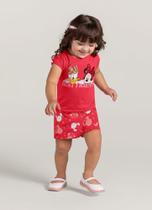 Blusa infantil menina Minnie Mouse Brandili Blusa infantil menina Minnie Mouse Brandili