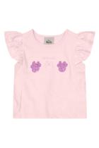 Blusa infantil menina Minnie Mouse em malha Brandili Blusa infantil menina Minnie Mouse em malha Brandili