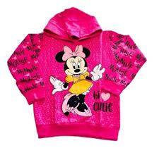 Blusa Infantil Menina Moletinho Flanelada Com Capuz - Império Kids