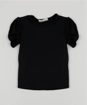 Blusa infantil menina preta