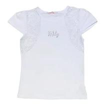 Blusa Infantil Menina Renda