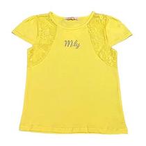 Blusa Infantil Menina Renda