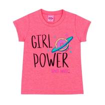 Blusa Infantil Menina Serelepe Rosa Neon Blusa Infantil Menina Serelepe Rosa Neon