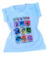 Blusa infantil menina T-Shirt - Divertidamente - Stitch