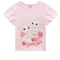 Blusa Infantil Menina Verão Ursinha com Strass INFANTI Cor:RosaTamanho:4 Blusa Infantil Menina Verão Ursinha com Strass INFANTI Cor:RosaTamanho:4