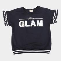 Blusa Infantil Milon Glam Com Babados Retilínea Feminina