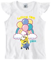 Blusa Infantil Minions Branca - Malwee