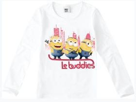 Blusa Infantil Minions Branca - Malwee