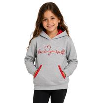 Blusa Infantil Moletom Capuz Bolso Canguru Escolar Inverno - Blusa Infantil Moletom Capuz Bolso Canguru Escolar Inverno -