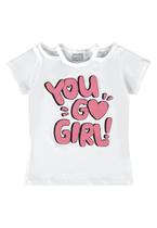 Blusa Infantil para Menina em Cotton Quimby