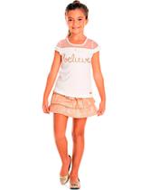 Blusa Infantil Pic Nic Cotton Tulle