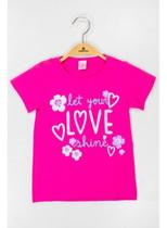 Blusa infantil rosa