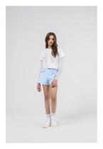 Blusa Infantil Tule Segunda Pele Branca Bobby Lulu Blusa Infantil Tule Segunda Pele Branca Bobby Lulu