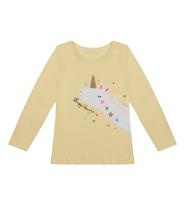 Blusa Infantil Unicórnio Select Amarelo