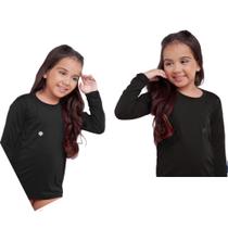 Blusa Infantil Uv Térmica Menina Proteção Solar Segunda Pele