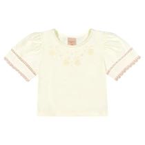 Blusa Infantil Verão Menina Trabalhada - Angerô Blusa Infantil Verão Menina Trabalhada - Angerô