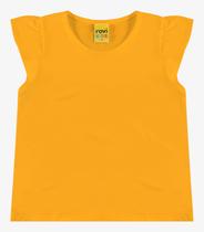 Blusa Infantil Viscotorcion Rovi Kids Amarelo
