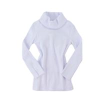 Blusa Infanto Juvenil Malwee Gola Alta Canelada ML Blusa Infanto Juvenil Malwee Gola Alta Canelada ML