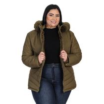 Blusa Jaqueta Plus Size C/ Capuz Fixo Feminino 0312 G1 G2 G3 G4 Blusa Jaqueta Plus Size C/ Capuz Fixo Feminino 0312 G1 G2 G3 G4