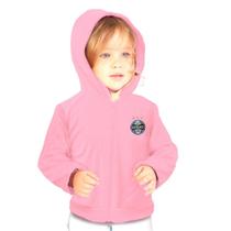 Blusa Jaqueta Rosa Grêmio Infantil Juvenil Plush Oficial