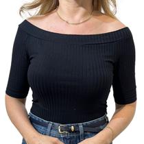 Blusa Joa Ombro A Ombro Feminina Slim Adulto Casual Blusa Joa Ombro A Ombro Feminina Slim Adulto Casual