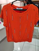 Blusa Josiane Hapuk tam M com detalhes