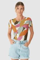 Blusa Justa Feminina Estampada em Viscose Stretch Malwee - Conforto e Estilo