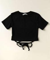 Blusa Juvenil Canelada Amarração Marisa Tam 10 a 16-06086