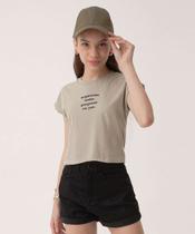 Blusa Juvenil Cropped Estampado Marisa Tam 10 a 16-08177 Blusa Juvenil Cropped Estampado Marisa Tam 10 a 16-08177