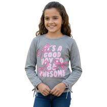 Blusa Juvenil Feminina Moletom Inverno Estampas Laços - Blusa Juvenil Feminina Moletom Inverno Estampas Laços -