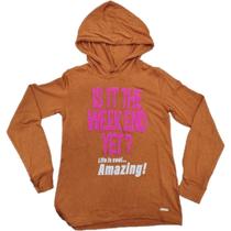 Blusa juvenil m/l menina dway is it the weekend yet viscose super fashion