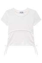 Blusa Juvenil Manga Curta Vic&Vicky