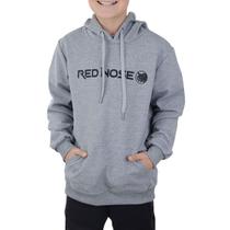 Blusa Juvenil Masculino Red Nose Canguru Cinza Claro - 97100 Blusa Juvenil Masculino Red Nose Canguru Cinza Claro - 97100