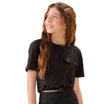 Blusa Juvenil Menina Hits em Cotton Soft e Tricoline c/ Elas