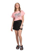 Blusa Juvenil Metalizada Gloss