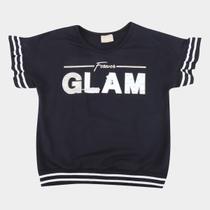 Blusa Juvenil Milon Glam Com Babados Retilínea Feminina