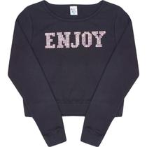 Blusa Juvenil Moletinho Feminina Pulla Bulla Ref. 45505