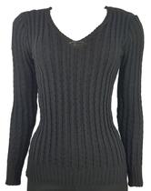 Blusa Katlen Tricot Canetran Decote V