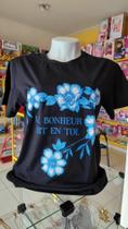 Blusa Kelly estampada Tamanho único cor preta Blusa Kelly estampada Tamanho único cor preta