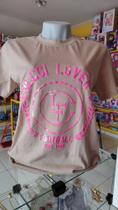 Blusa Kelly,estampada Tamanho único cor rosa Blusa Kelly,estampada Tamanho único cor rosa